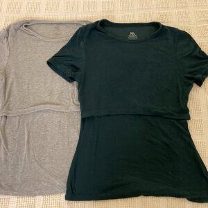 BUNDLE Kindred Bravely Bamboo Crew Neck Nursing T-Shirts Medium